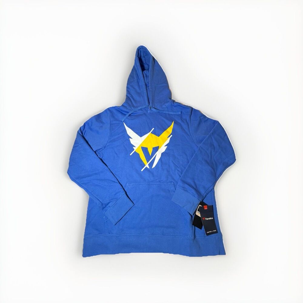 NWT Fanatics Overwatch League Pullover Hoodie Men’s Large Blue Graphic